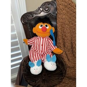 Vintage 1996 Tyco Sesame Street Sleep & Snore Ernie Talking & Singing Not Tested